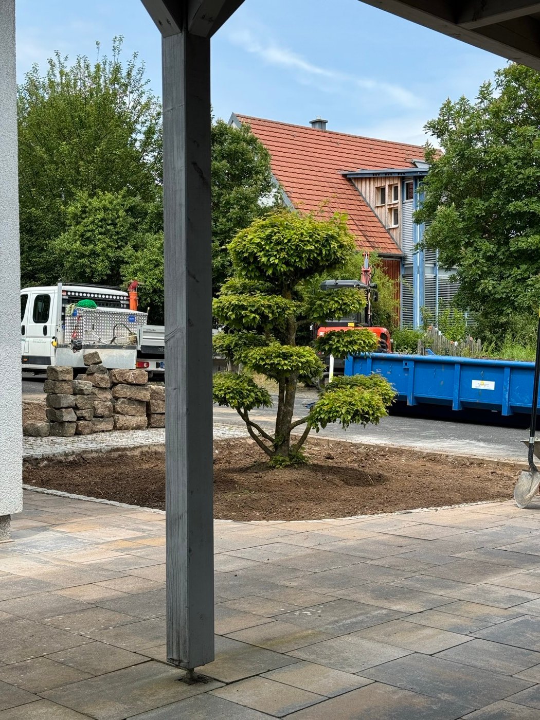 Abgeschlossenes Gartenbau-Projekt